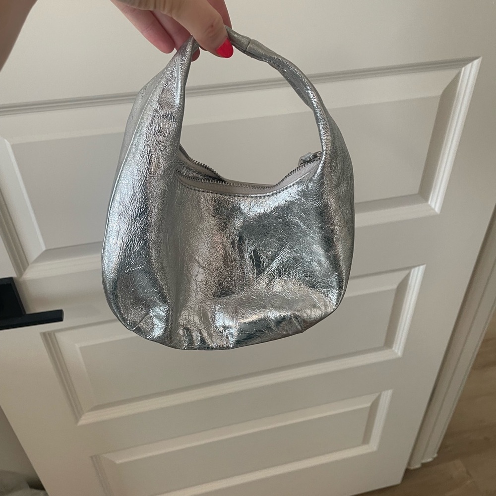 Madewell Silver Metallic The Mini Bag